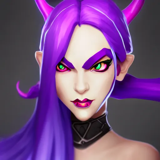 Image similar to Portrait of Jinx from Arcane, angry, Arcane, League of Legends, trending on ArtStation, by Alexandre Bourlet