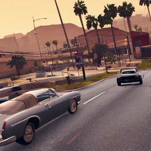 Prompt: a photorealistic screenshot of Grand Theft Auto VI,