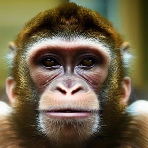 Image similar to matt damon as a monkey