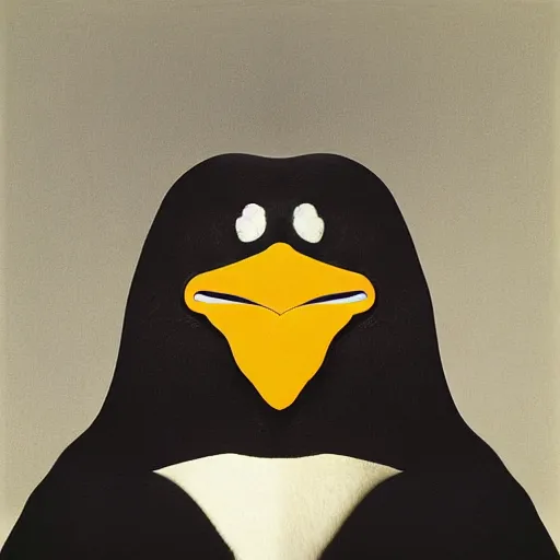 Image similar to portrait photo of Pingu the penguin made from everyday 3d objects, Perfect beak, extremely high details, realistic, by Giuseppe Arcimboldo, Edward Hopper, Rene Margitte