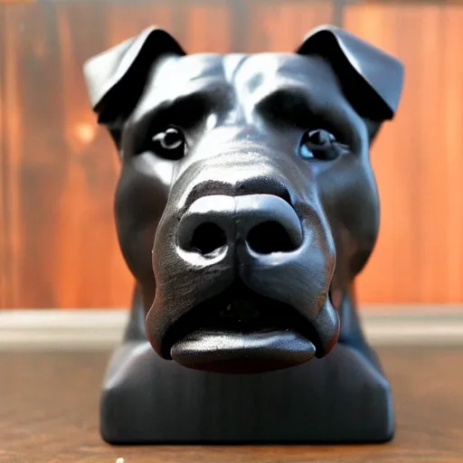 Image similar to ROTTWEILER wooden statue