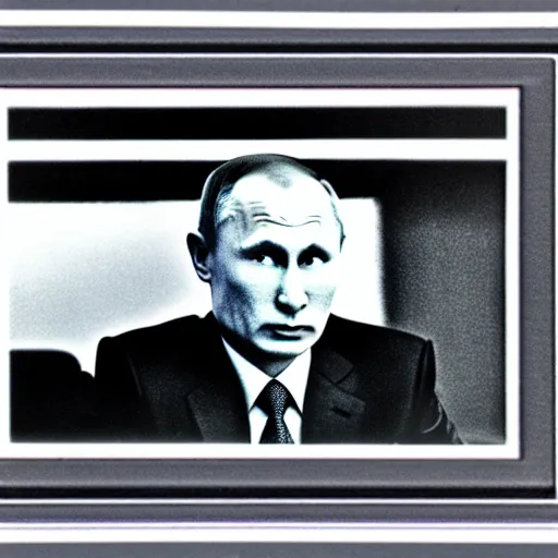 Image similar to 35mm photo of kim jong putin