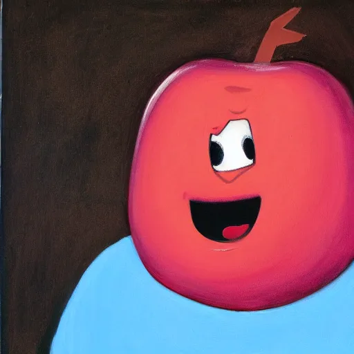 Image similar to a painting of the Kool-Aid Man mascot by Agnolo Bronzino