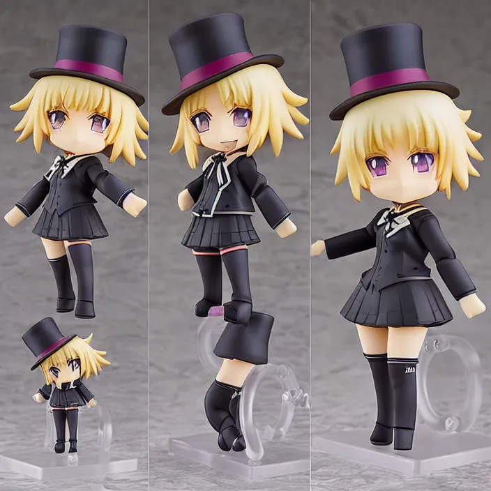 Prompt: Kirisame Marisa, An anime Nendoroid of Kirisame Marisa, figurine, detailed product photo