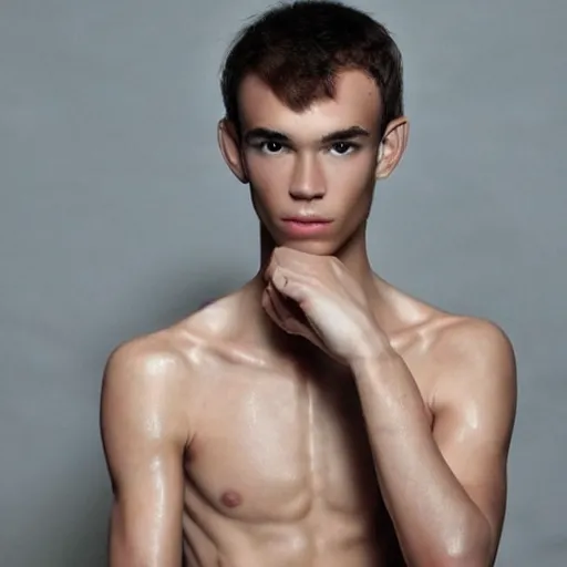 Prompt: “a realistic detailed photo of a guy who is an attractive humanoid who is half robot and half humanoid, who is a male android, Pierre Gasly, shiny skin, posing like a statue, blank stare”