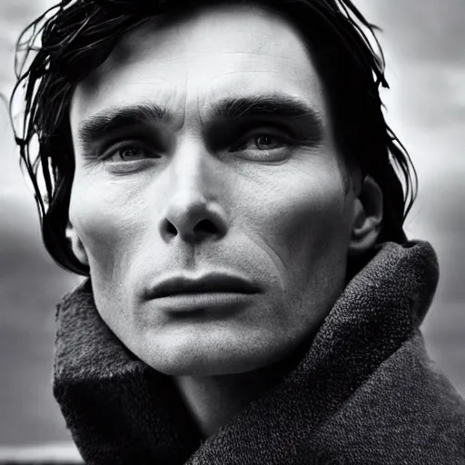 Image similar to portrait of a stunningly beautiful cillian murphy, id magazine photoshoot, depth of field, zeiss lens, detailed, symmetrical, centered, fashion photoshoot, by annie leibovitz and steve mccurry, david lazar, jimmy nelsson, breathtaking, 8 k resolution, extremely detailed, beautiful, establishing shot, artistic, hyperrealistic, beautiful face, octane render