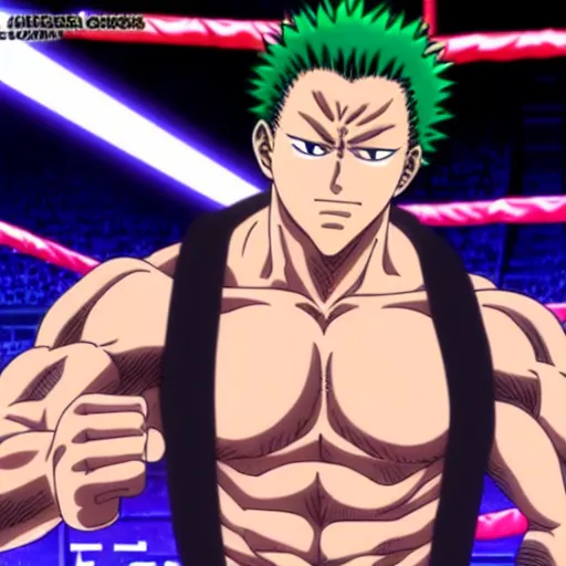 Image similar to yujiro hanma ready to fight baki hanma 4 k