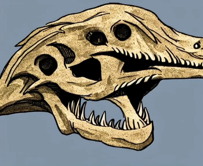 Image similar to velociraptor skull