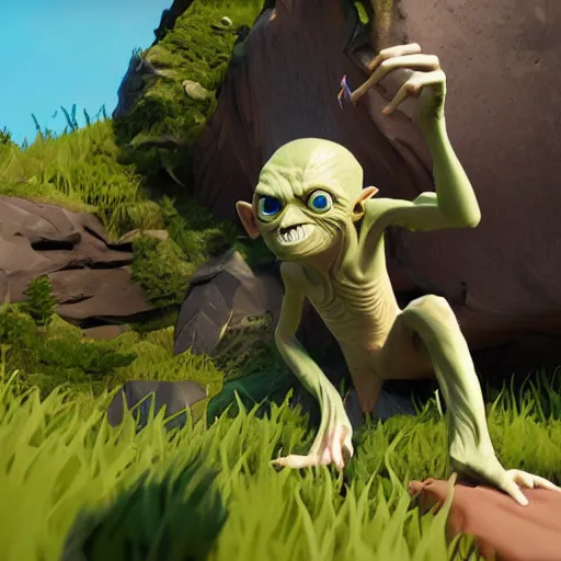 Image similar to Gollum fortnite battle royale