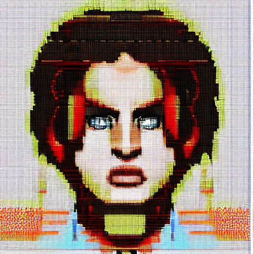 Prompt: Pixel art of a person