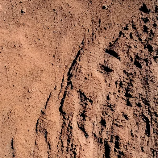 Image similar to faint virgin mary ghost imprint mars soil