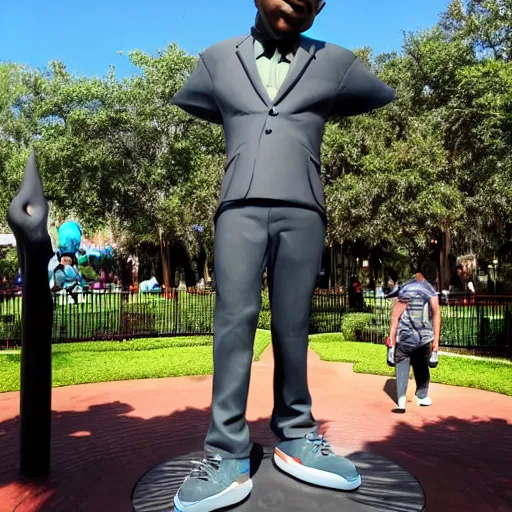 Image similar to jayz sculpture found at disney world