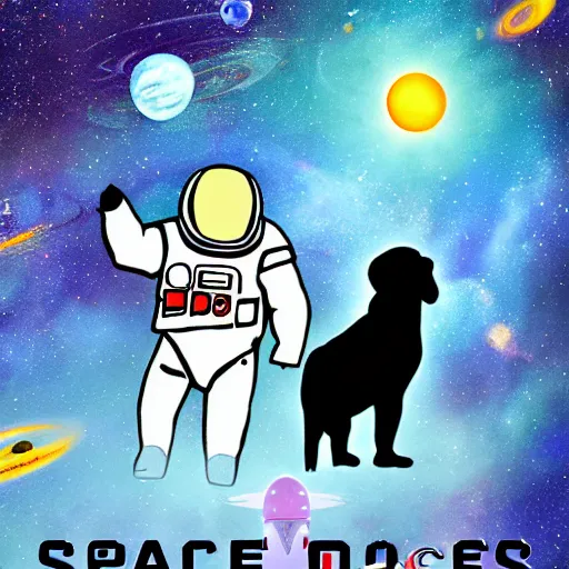 Image similar to space dogs,