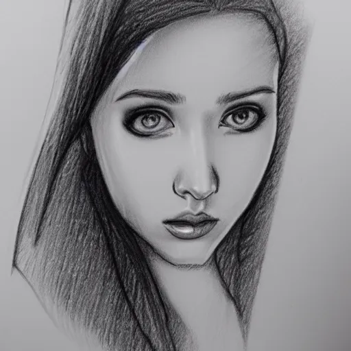 Prompt: black and white pencil sketch