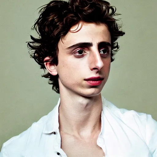 Image similar to jean baptiste grenouille played by chalamet