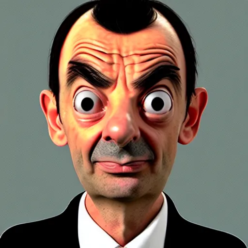 Image similar to mr bean mugshot