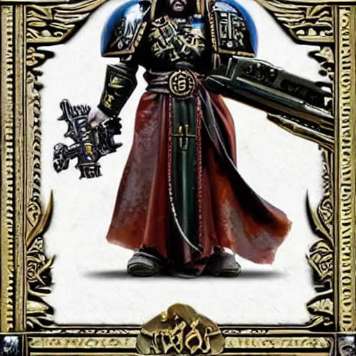 Image similar to Jesus Christ is the emperor, Warhammer 40k