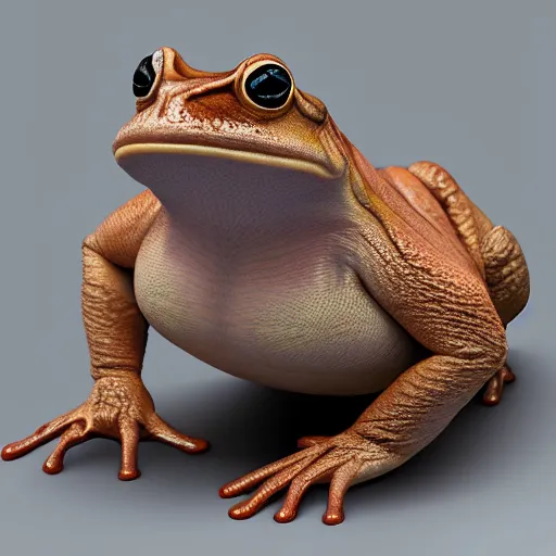 Image similar to macro hyper-realistic hypnotoad Futurama