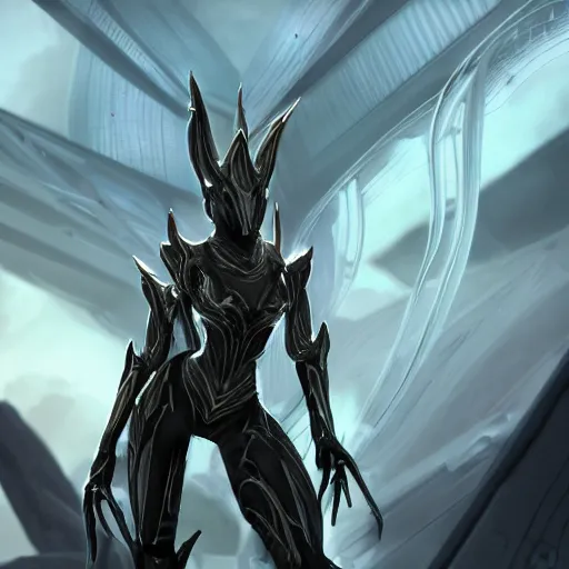 Image similar to ant pov, looking up at a beautiful and stunning giant female warframe, looming over you, unaware of your tiny existence, about to step on the camera, off-white plated armor, sharp claws, full body shot, highly detailed art, epic cinematic shot, realistic, professional digital art, high end digital art, DeviantArt, artstation, Furaffinity, 8k HD render, epic lighting, depth of field