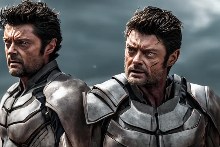 Prompt: film still of 1 Karl Urban as wolverine in new X-men movie, 4k