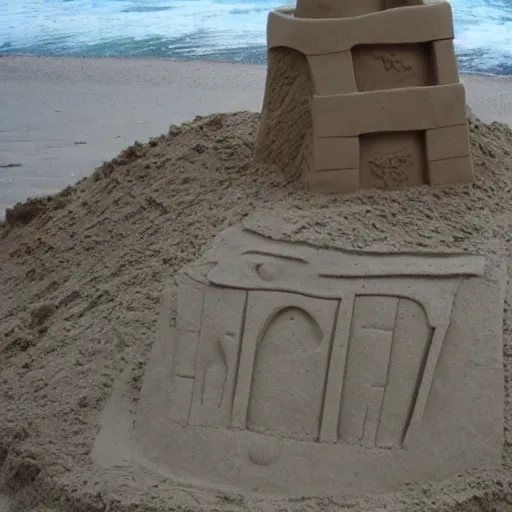 Prompt: it was the best sand castle that he had ever seen