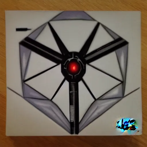 Prompt: a tie fighter from star wars