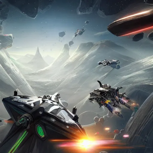 Image similar to high tech race from another galaxy, highly detailed, realistic, sharp focus, fantasy, concept art, view