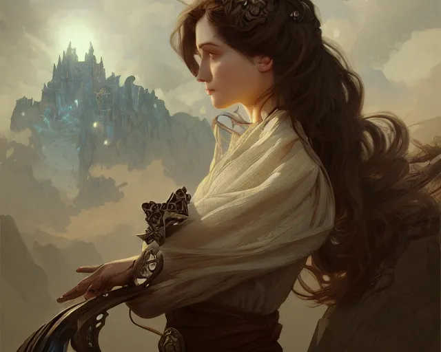 Image similar to photography of ben nicholson, deep focus, d & d, fantasy, intricate, elegant, highly detailed, digital painting, artstation, concept art, matte, sharp focus, illustration, hearthstone, art by artgerm and greg rutkowski and alphonse mucha