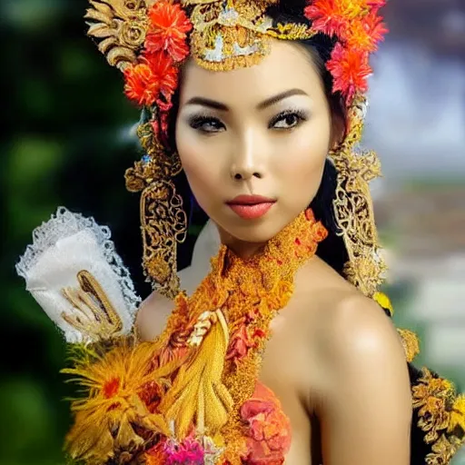 Image similar to beautiful balinese girl