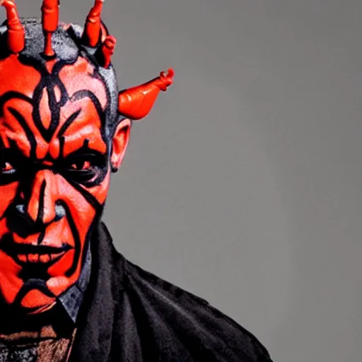 Prompt: gus fring as darth maul