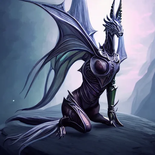 Prompt: highly detailed exquisite fanart, of a beautiful female warframe, but as an anthropomorphic dragon, majestic pose, sitting inside a spaceship's captain seat, epic cinematic shot, sharp clawed perfectly designed hands, two legged with clawed feet, professional digital art, high end digital art, realistic, captura, DeviantArt, artstation, Furaffinity, 8k HD render