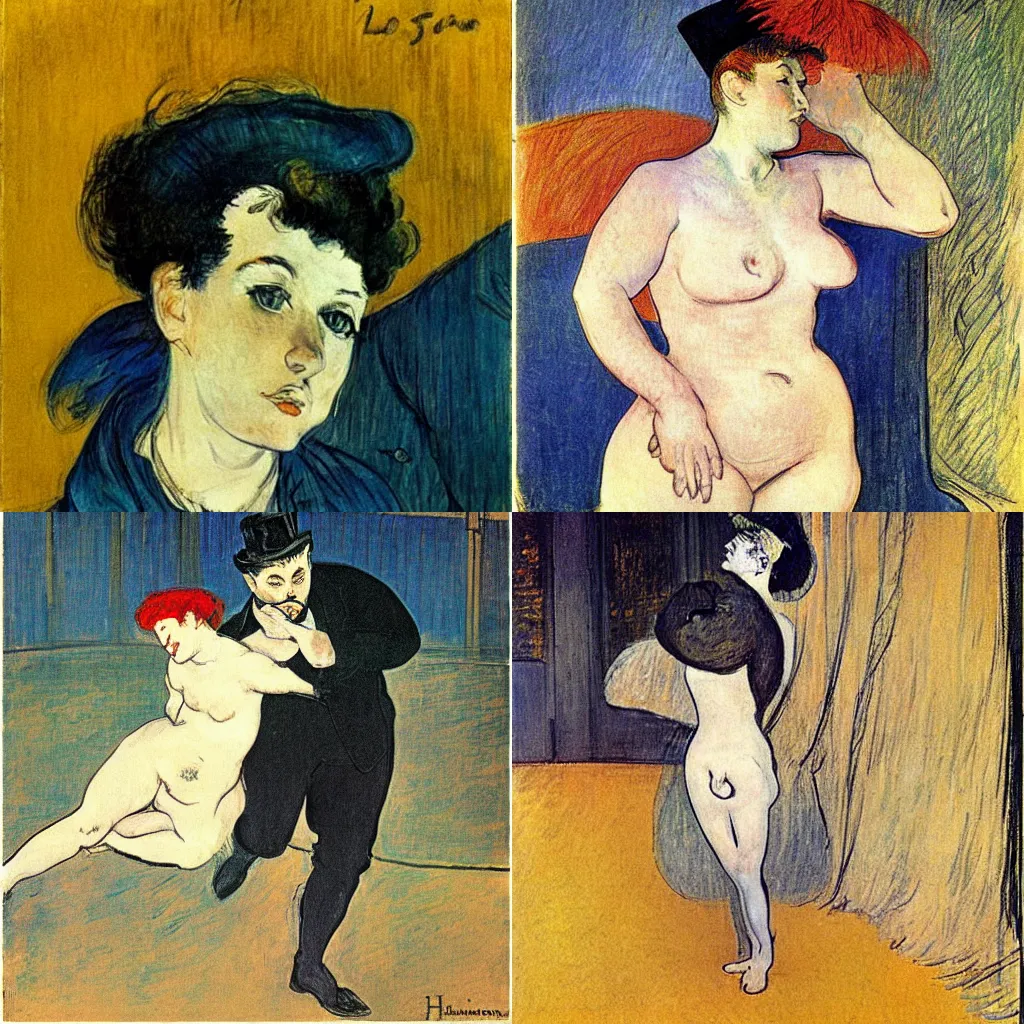 Prompt: by henri de toulouse lautrec