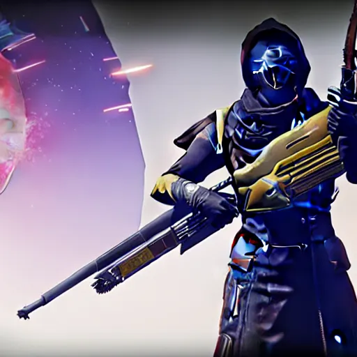 Image similar to new exotic weapons from destiny 2, weapon preview, 8 k,