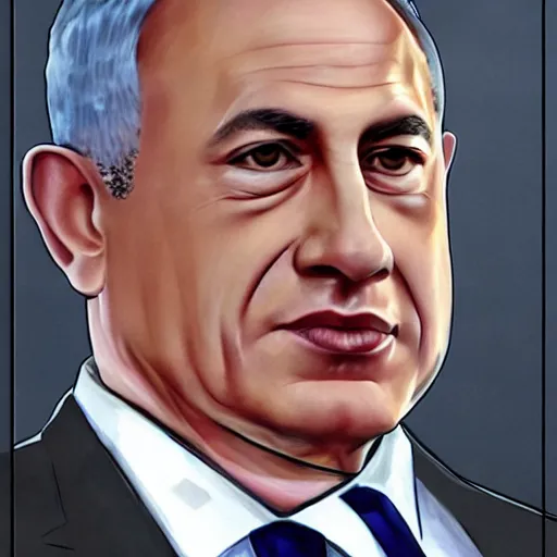 Image similar to benjamin netanyahu picture, photorealistic, detailed, photograph