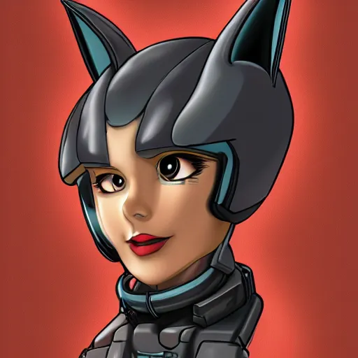 Prompt: anthro female jetplane bust shot, digital art, furry art, mecha art, furaffinity commission, deviantart