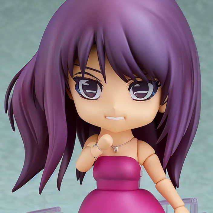 Image similar to selena gomez, an anime nendoroid of selena gomez, figurine, detailed product photo