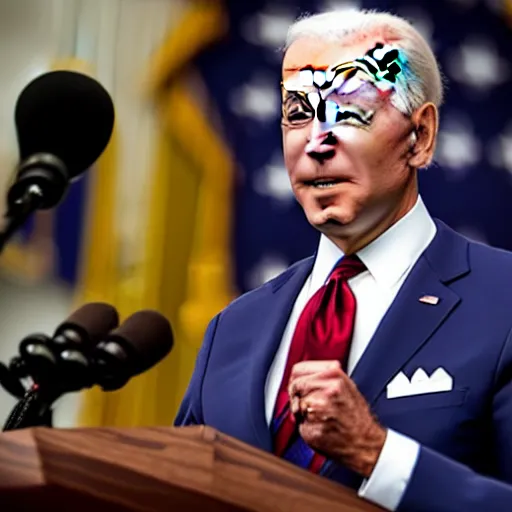 Prompt: biden in league, videogame