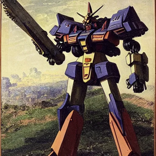 Image similar to jean francois millet as gundam mecha on 1 9 th roman empire, random content position, ultra realistic human face details with emotion, ultra realistic environment content details, incrinate content details, delete duplicate contents, rgb color