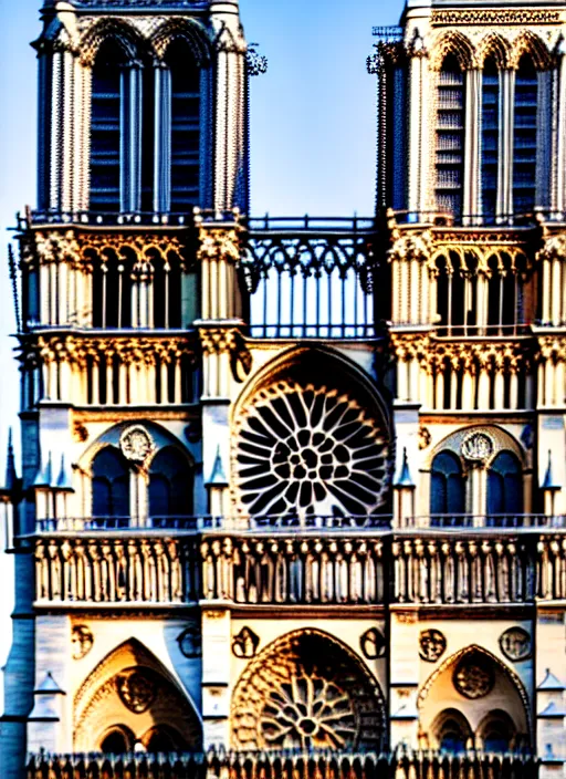 Image similar to contemporary notre dame by bjarke ingels group, modern architecture, 4 k, high detailed photography, 5 0 mm lens, depth of field, cinematic