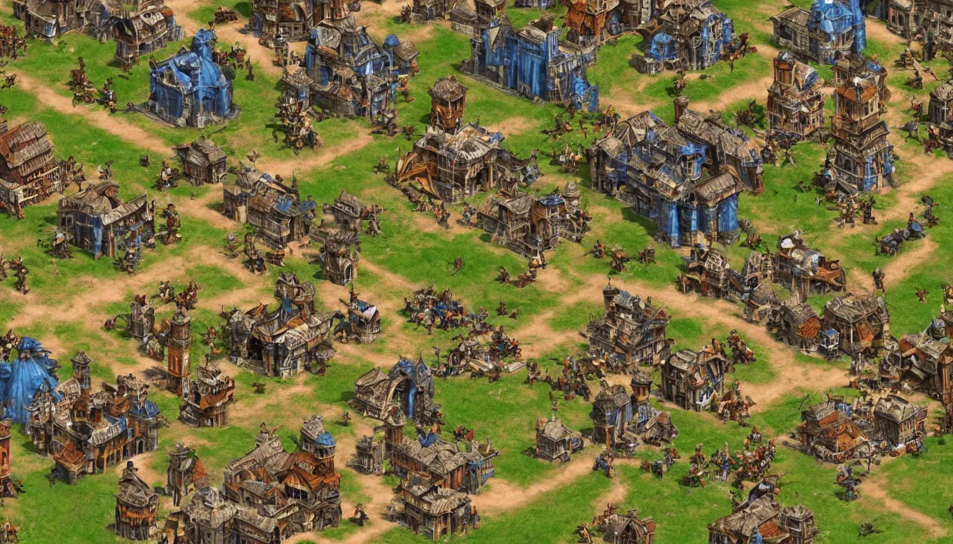 Image similar to Age Of Empires II set in the modern day