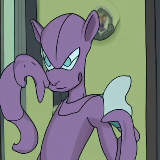 Image similar to mewtwo in the oval office