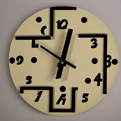 Image similar to a wall clock designed by Roy lichtenstein