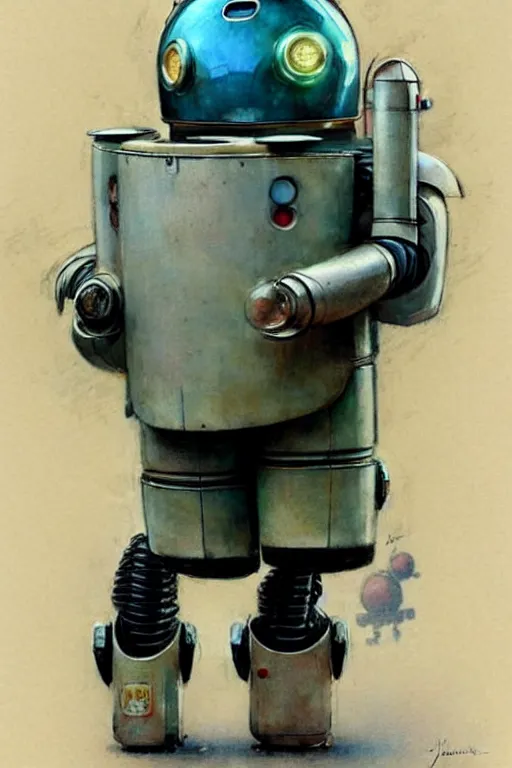 Image similar to ( ( ( ( ( 1 9 5 0 s retro future android robot mobile delivery. muted colors., ) ) ) ) ) by jean - baptiste monge,!!!!!!!!!!!!!!!!!!!!!!!!!