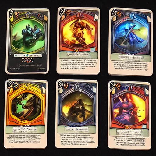 Image similar to trading card game deck with infinite power