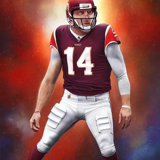 Prompt: Case Keenum, artstation hall of fame gallery, editors choice, #1 digital painting of all time, most beautiful image ever created, emotionally evocative, greatest art ever made, lifetime achievement magnum opus masterpiece, the most amazing breathtaking image with the deepest message ever painted, a thing of beauty beyond imagination or words, 4k, highly detailed, cinematic lighting