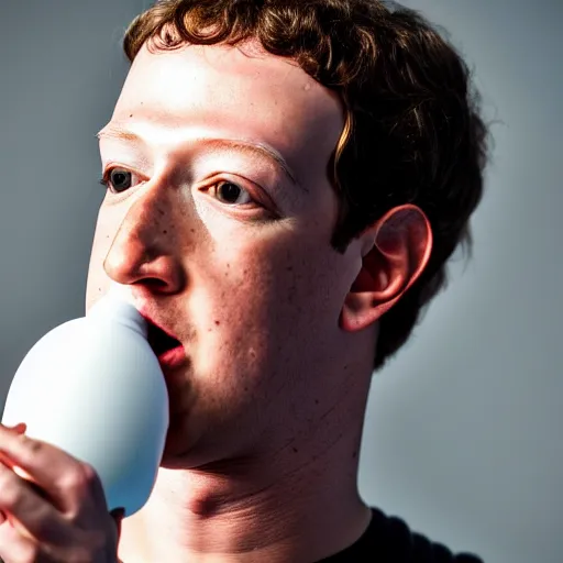 Prompt: Mark Zuckerberg eating a lightbulb, highly detailed, high quality, HD, 4k, 8k, Canon 300mm, professional photographer, 40mp, lifelike, top-rated, award winning, realistic, sharp, no blur, edited, corrected, trending