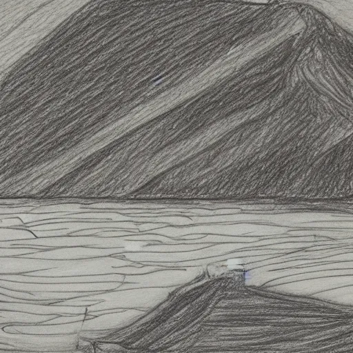 Prompt: detailed drawing of a landscape
