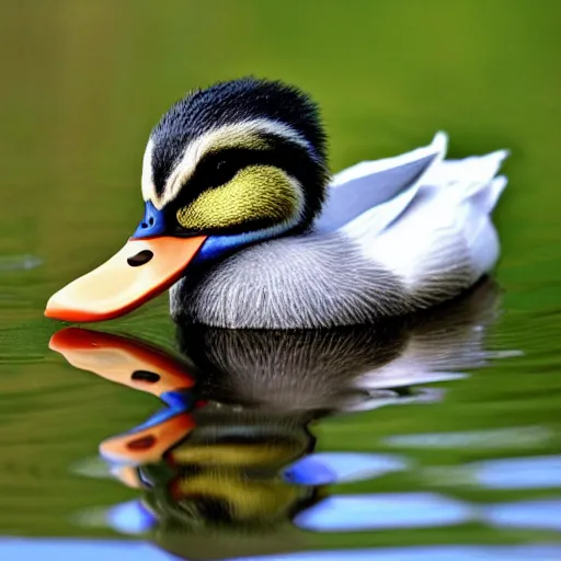 Prompt: The world's cutest duck