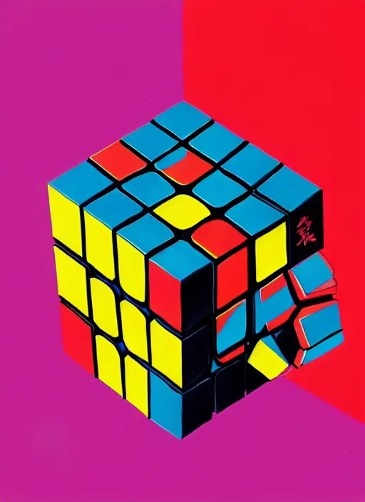 Image similar to scrambled rubiks cube animals, tristan eaton, victo ngai, artgerm, rhads, ross draws