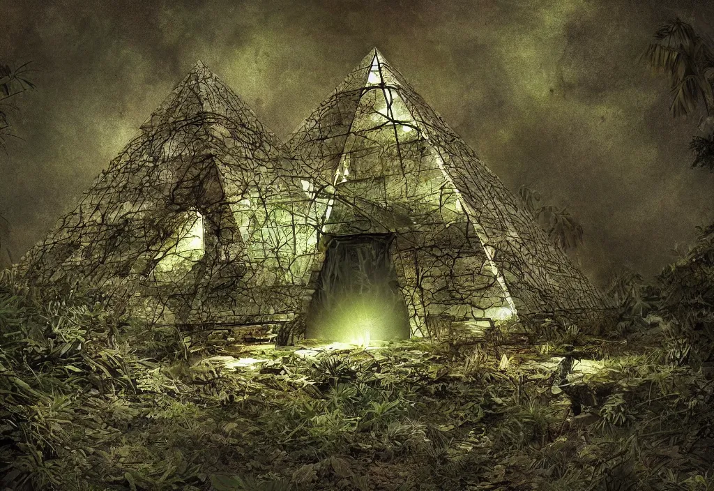 fantasy pyramid art